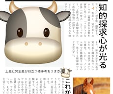 あなただけのホロスコープ新聞を書きます 一面スクープ！？あなたを徹底解説します