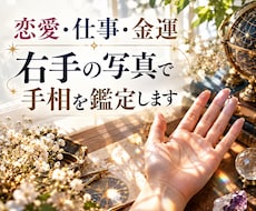 恋愛・仕事・金運｜右手の写真で手相を鑑定します イメージ1