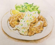 メニューに載せるお料理のイラストを制作いたします イメージ1
