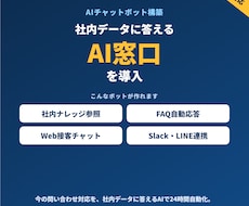 AIチャットボットで問い合わせを自動化します イメージ1