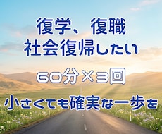 復学、復職を視野にメンタルサポートを提供します イメージ1