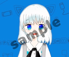 低予算で胸より上だけのアイコンイラスト制作します イメージ1