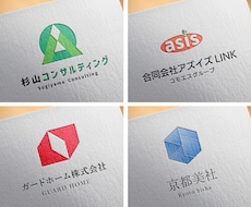 フラットでミニマルな会社ロゴを作成します 初めてロゴ作成される方も、親切・丁寧に対応致します