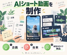 SNS向けAIショート動画を制作します イメージ1