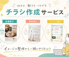 オシャレなチラシ・はがき作成します イメージ1