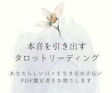 あなたらしい人生を創るお手伝いします タロットで本音を引き出し、日々のモヤモヤを晴らします