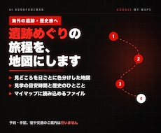 遺跡めぐりの旅程をGoogleマイマップで作ります イメージ1