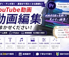 YouTube動画を見やすくテンポ良く編集します イメージ1