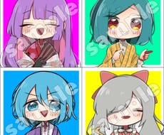 アイコン制作します あなたのイメージを可愛くデフォルメ化☆