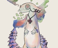 アイコンに使える不思議な生き物のイラストを描きます 美大卒が描くあなたの好きを取り入れた生き物イラスト
