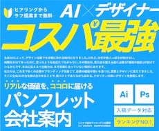 心が動く！結果の出るパンフレット作成します 【キャンセル保証】効果の出るパンフレットをデザインします