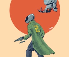 サイバーパンクなイラストを描きます 表紙やアイコン、小説の表紙などにどうぞ
