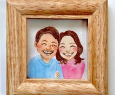 手のひらサイズの似顔絵描きます イメージ1