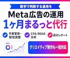 Meta広告の運用を1ヶ月まるっと代行します イメージ1