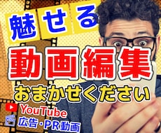 魅せる 動画編集を承ります 視聴者視点でお客様の動画を編集いたします