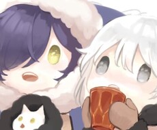 アイコン制作★デフォルメ絵柄で作成します SNSで使用可能！プニプニかわいいアイコン♡