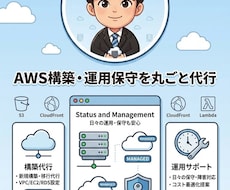 AWSの設計・構築から運用保守まで丸ごと代行します 初めてのAWS導入も安心！プロが構築から障害対応までサポート