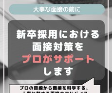 新卒採用における面接対策をサポートします