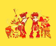 高品質なごちゃっとかわいいイラストを描きます イメージ1