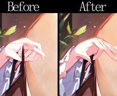 AIで出力されたイラストの修正、加筆作業を致します イメージ1