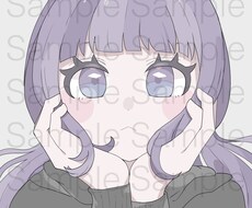 SNS向け・透明感のあるかわいいアイコン描きます イメージ1
