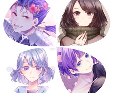 SNS用アイコン描きます 自分だけのアイコンをお求めの方へ