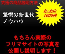大学生が30万円稼いだ　商品説明で変わるます イメージ1