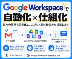 Google Workspaceで業務自動化します イメージ1