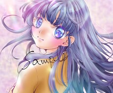 アニメ、漫画系イラスト一枚絵お描きします アイコン、ヘッダー、挿し絵、ネット小説表紙絵等にオススメ！