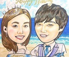 似顔絵　長寿・還暦祝いなど手描き似顔絵を制作します イメージ1