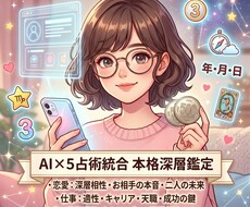 占術統合で恋愛・仕事・人生を深く鑑定します イメージ1