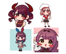 デフォルメアイコン描きます イメージ1