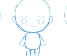 人型のオリジナルデフォルメキャラを描きます イメージ1