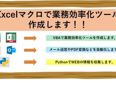 業務の効率化・自動化できるツールなどを作成します イメージ1