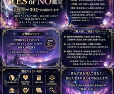 最短30分✨質問３個YESNOコメント付きで視ます イメージ1
