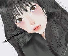 似顔絵風アイコン描きます イメージ1
