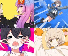 リピ多数！歌ってみたサムネイラスト制作します 非トレスで制作するため安心して使用して頂けます！