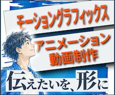 モーショングラフィックス動画制作いたします イメージ1