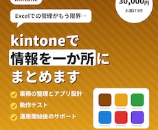 Kintone導入・構築します イメージ1