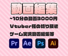 切り抜き動画、自己紹介動画作ります イメージ1