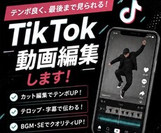 TikTok動画を編集しますます イメージ1