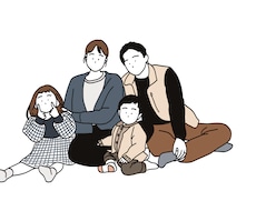 お写真をもとに似顔絵を作成します イメージ1