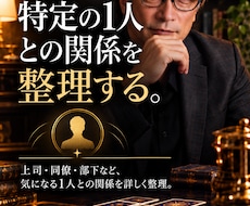 職場のあの人との関係をタロットで整理します イメージ1