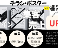 チラシをCanvaにて作成いたしますます イメージ1