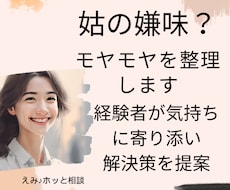 1分からでも大丈夫！姑の嫌味？モヤモヤを整理します イメージ1