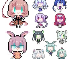 SDドット絵作ります 可愛いドット絵で画面に彩りを！