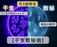 干支×数秘術であなたの天命をみます