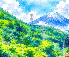 名前メッセージ入り世界で一つ富士山アート制作します 富士山の麓、山梨からあなたに癒しと幸運を！。