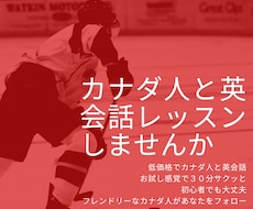 日本語OKなカナダ人が初心者向けに英語教えます はじめてのネイティブレッスンにおすすめ！初心者英会話