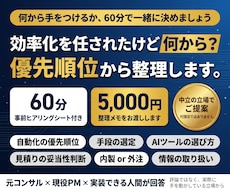 業務の自動化・AI活用の進め方の相談に乗ります イメージ1